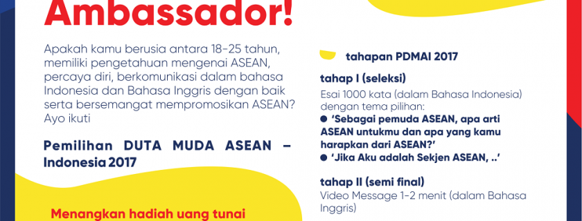 Pemilihan Duta Muda ASEAN-Indonesia 2017 Kementerian Luar Negeri RI