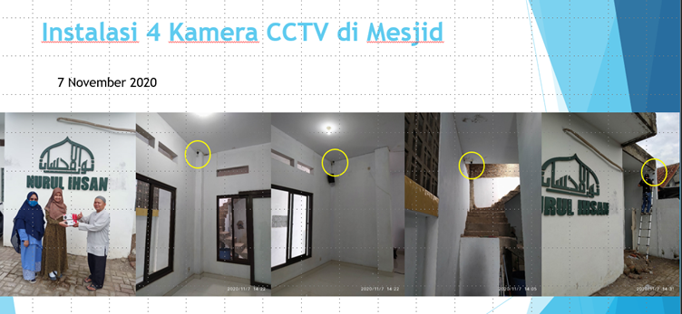 Instalasi CCTV di Mesjid TK Little Moslem